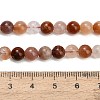 Natural Red Hematoid Quartz Beads Strands G-G475-A01-6mm-5