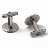 Tarnish Resistant 304 Stainless Steel Cuff Buttons LS-STAS-Z015-33F-1
