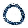 Electroplated Non-magnetic Hematite Beads Strands G-P571-A01-01E-2