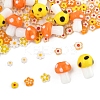 156Pcs 10 Styles Handmade Millefiori Glass Beads LAMP-FS0001-32-3