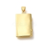 Rack Plating Brass Locket Pendants X-KK-Z086-49G-1