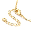 Brass Micro Pave Cubic Zirconia Pendants Necklace LS-NJEW-I125-01D-4