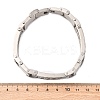 304 Stainless Steel Panther Chain Bracelets for Women Men BJEW-R018-03P-5
