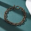 304 Stainless Steel Cable Chains Bracelets for Women Men BJEW-P376-02AB-3