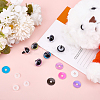 32Pcs 8 Colors ABS Plastic Safety Craft Eye DIY-BBC0002-09A-3