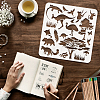 PET Hollow Out Drawing Painting Stencils DIY-WH0391-0711-3