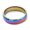 Ion Plating(IP) 304 Stainless Steel Flat Plain Band Rings STAS-I160-B-20mm-M-2