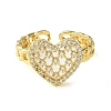 Bass Micro Pave Cubic Zirconia Ring RJEW-Z033-14G-2
