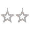 Non-Tarnish 304 Stainless Steel Stud Earrings EJEW-M242-01C-P-1