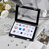 Black PU Leather Jewelry Display Cases CON-WH0085-134A-4
