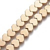 Non-magnetic Synthetic Hematite Beads Strands LS-G-O191-02G-1