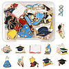 24Pcs 12 Styles Alloy Enamel Pendants ENAM-FS0003-40-1