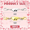 10Pcs 2 Colors Alloy Magnetic Clasps FIND-CJZ0001-011-2