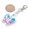 4Pcs Acrylic Butterfly Pendants Decorations HJEW-JM01595-3