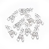 Tibetan Style Alloy Dance Shoes Pendants TIBEP-844-AS-FF-2