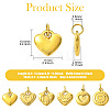 7Pcs 7 Styles 304 Stainless Steel Charms STAS-CJ0003-15-2
