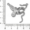 Alloy Red Enamel Snake Butterfly Chandelier Component Links PALLOY-R151-48B-3