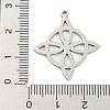 Non-Tarnish 304 Stainless Steel Pendants STAS-P330-03P-3