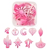 1 Set Spray Painted Alloy Charms FIND-YW0003-11C-1