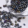 Plated Glass Seed Beads SEED-Q030-A-02-1
