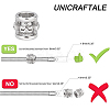 Unicraftale 10Pcs 304 Stainless Steel Beads STAS-UN0039-90-5