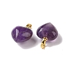 Natural Amethyst Pendants X-G-I311-A18-G-2