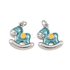 Brass Enamel Pendants KK-B157-25P-1