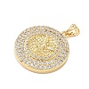 Brass Micro Pave Cubic Zirconia Pendants KK-H539-17A-05-2