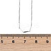 925 Sterling Silver Twisted Bar Link Chain Necklaces NJEW-H056-01A-P-5