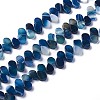 Dyed Natural Agate Beads Strands G-F595-A09-1