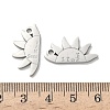 304 Stainless Steel Pendants STAS-C155-11P-3