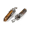 Natural Tiger Eye Pendants G-M450-01P-13-2