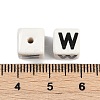 Porcelain Beads X1-PORC-R003-08W-3