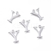 Tarnish Resistant 304 Stainless Steel Charms STAS-K215-14P-1