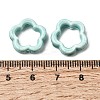 Flower Hollow Glazed Porcelain Bead Frame PORC-A034-09-4