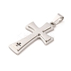 Non-Tarnish 304 Stainless Steel Pendants STAS-Z080-12P-2