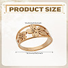 1Pc Stainless Steel Finger Rings RJEW-LP0002-30G-2