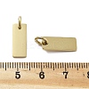 Geometric Figure Style 304 Stainless Steel Stamping Blank Tag Charms STAS-D302-03A-3