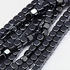 Electroplate Non-magnetic Synthetic Hematite Beads Strands G-J172-2x2mm-04-1