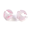Simulation Lotus Shape Acrylic Bead Caps SACR-A008-02-2