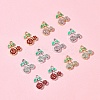 12Pcs 6 Colors Rack Plating Alloy Pendants FIND-FS0003-11-7