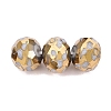 Electroplate Glass Beads EGLA-N026-01A-C02-1