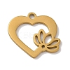 304 Stainless Steel Charms STAS-U010-02G-1
