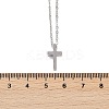 Non-Tarnish 304 Stainless Steel Pendant Necklaces NJEW-E141-42P-3