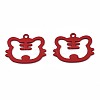 Spray Painted Alloy Pendants ENAM-N055-059-A01-2