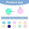 2880Pcs 10 Colors Ornament Accessories KY-DC0001-49A-2