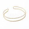 Brass Cuff Bangles BJEW-T017-01G-NF-2