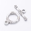 Tibetan Silver Toggle Clasps K0839042-2
