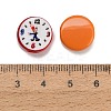 Printed Opaque Acrylic European Beads AC-CBA6BCC-06-3