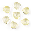 Spray Painted Transparent Glass Beads GLAA-T022-26-A04-1